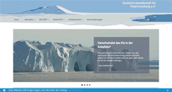 Desktop Screenshot of polarforschung.de