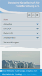 Mobile Screenshot of polarforschung.de