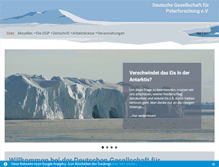 Tablet Screenshot of polarforschung.de